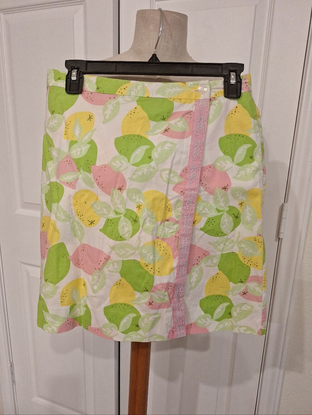 Lilly Pulitzer Pastel Lemon Print Cotton Skirt - Women